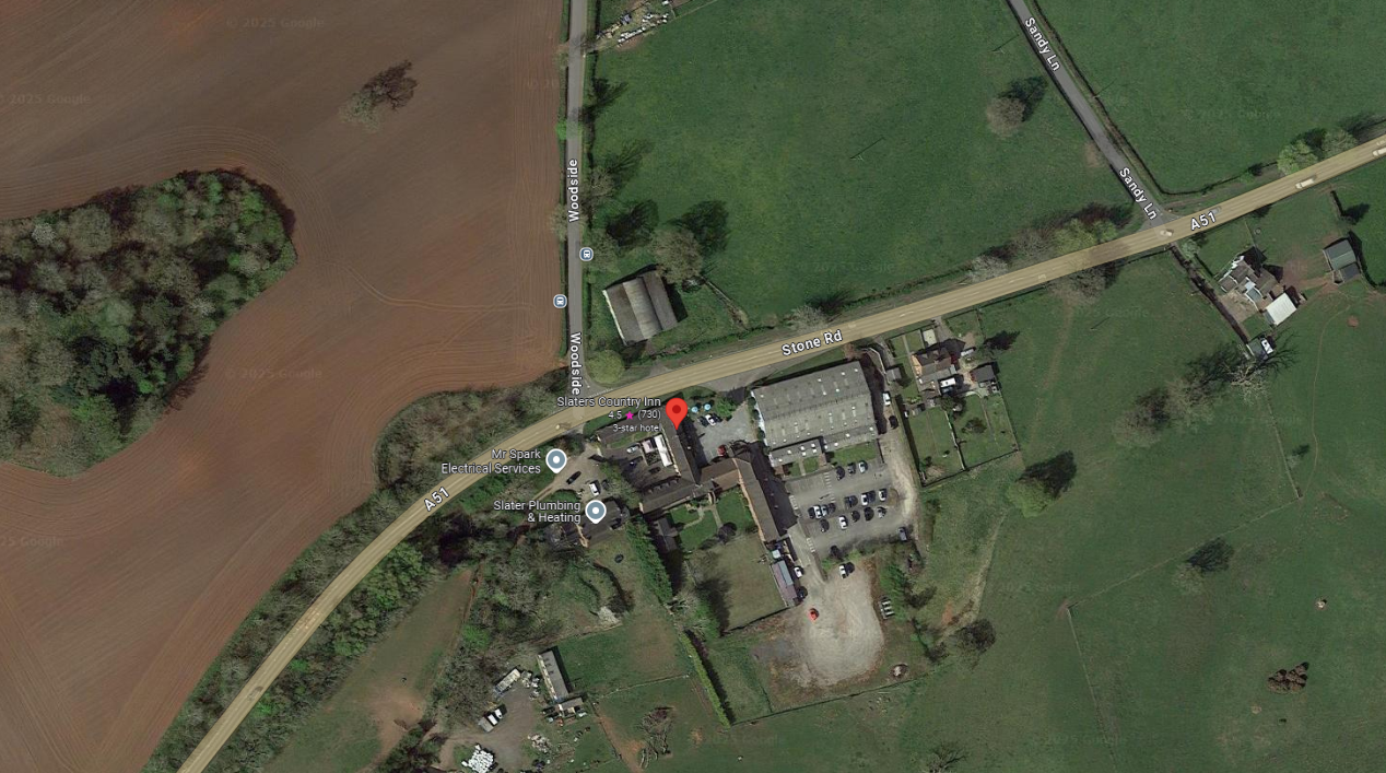 Slaters Country Inn Map View